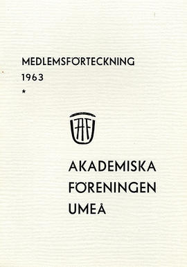 Akademiska föreningen i Umeås arkiv