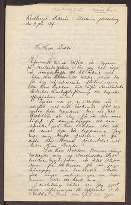 Brev från OP Pettersson Tärnaby 27/8 1917 & brev från Torkel Tomasson, Dikanäs 9/7 1917