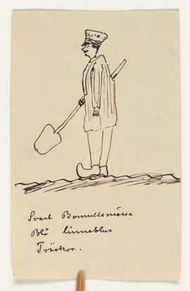August Strindberg: Självporträtt av Strindberg som bonde
