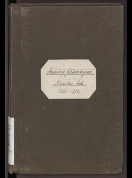 Huvudbok 1866-1870