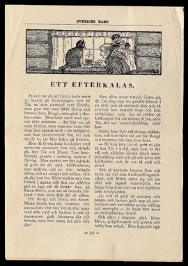 Ett efterkalas (Publicerad i "Sveriges barn" 28/9 1936)