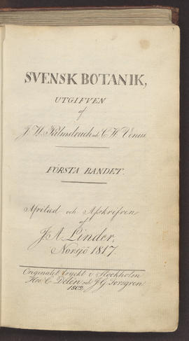 Svensk Botanik 1