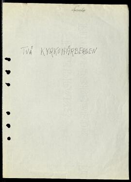 Petrus Asp om Kyrkohärbergen